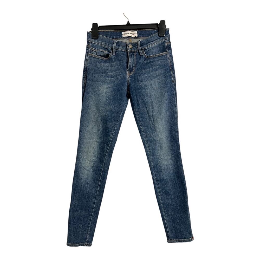 Etienne Marcel Skinny Jeans 27 EM1001-B Medium Wash Zipper Ankle